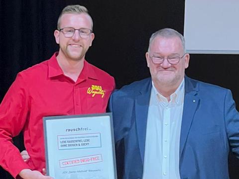 JGV Weywertz erhält Rauschfrei.be Award