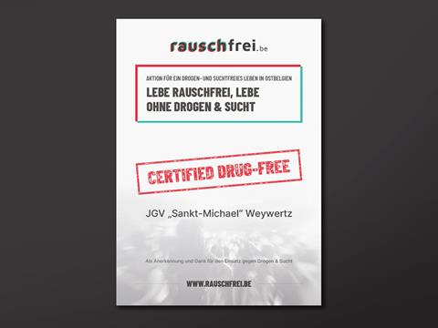 JGV Weywertz erhält Rauschfrei.be Award